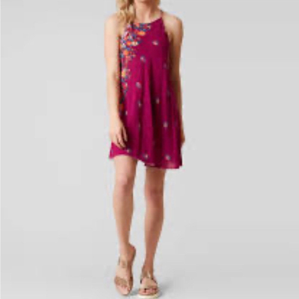 Intimately Free People Boho Sleeveless Floral Print Dress.